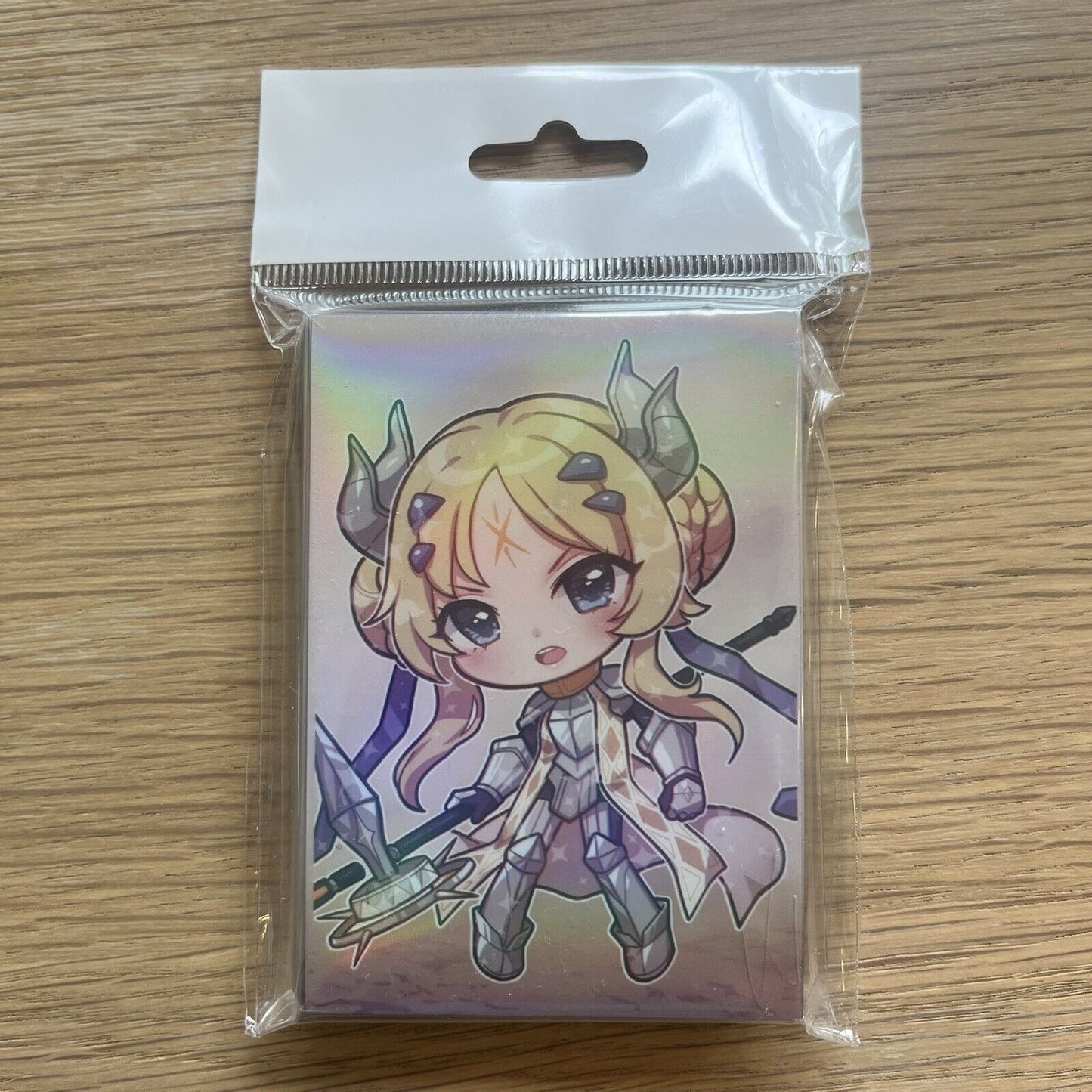 Yu-Gi-Oh! Dogmatika Ecclesia Chibi Holographic Premium Art Sleeves 50 Ct