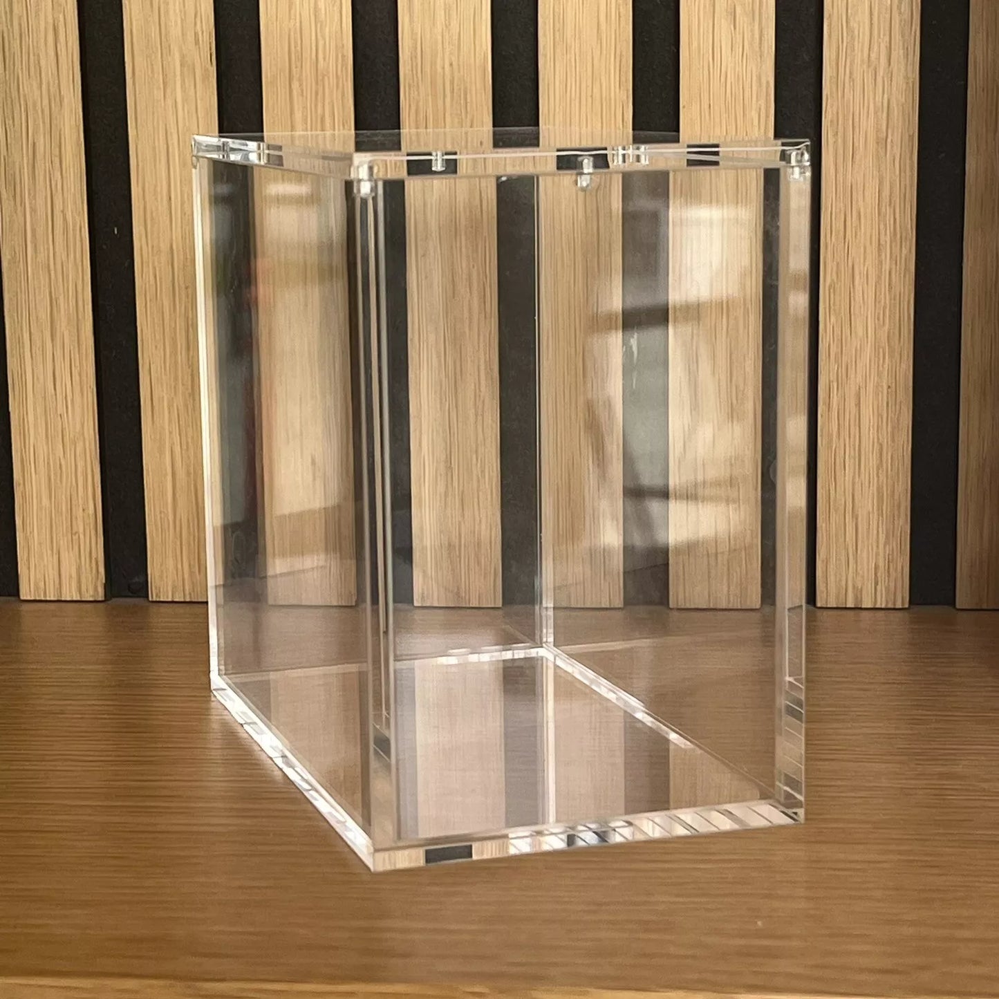 Premium Lucite Acrylic Display Case for Pokemon Booster Box UV Resistant Magnetic Lid